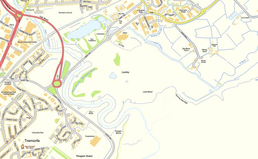 A map of a city
Description automatically generated